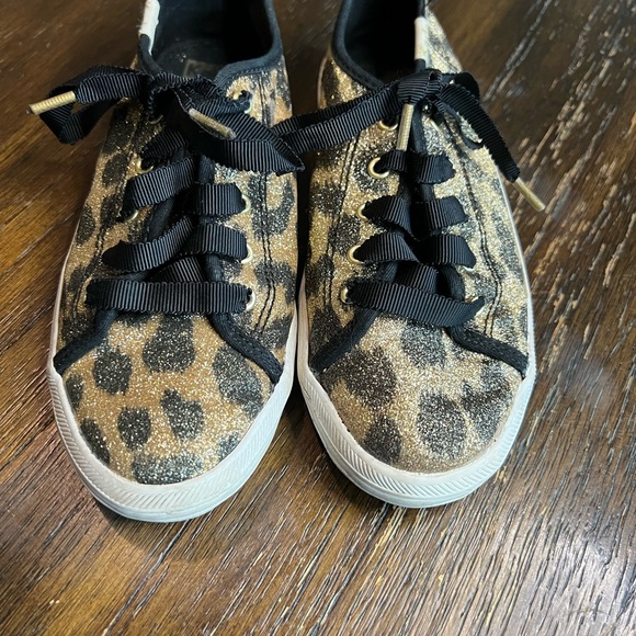 Keds Kate Spade New York Kickstart glitter sneakers girls-size 1 - Picture 4 of 5